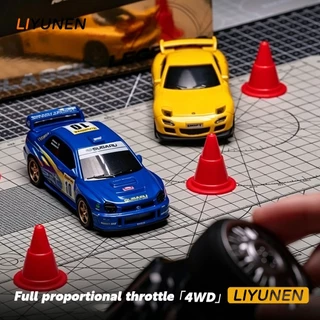 1:43 Mini 4WD RC Drift รถความเร็วสูงรีโมทคอนโทรล Racing รถเดสก์ท็อปพ็อกเก็ตรถของเล่น RC Racing Boys ของขวัญ
