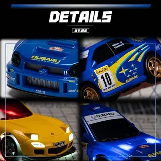 1:43 Mini 4WD RC Drift รถความเร็วสูงรีโมทคอนโทรล Racing รถเดสก์ท็อปพ็อกเก็ตรถของเล่น RC Racing Boys ของขวัญ