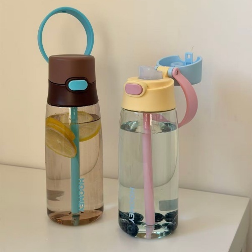 HOOMEY Dear 900ml ขนาดใหญ่ความจุขวดกีฬา Tritan Shock-Resistant Leak-Proof ถ้วยดื่มคู่มูลค่าสูงแบบพกพา Handy Cup School Office Handy ขวดน้ํา