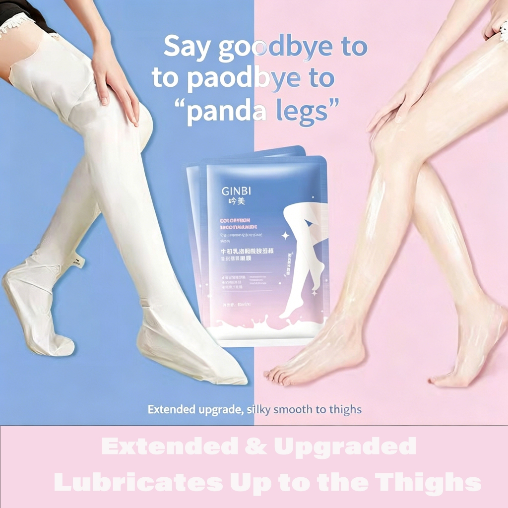 Niacinamide Brightening Long Leg Mask Full Leg Hydrating & Smoothing Extended Extra-Long Leg Mask, ล