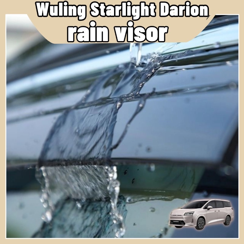 คิ้วกันสาด Wuling Starlight Darion EV ตรงรุ่นกันน้ำกันฝุ่นติดตั้งง่ายดีไซน์สวยทนทานอุปกรณ์เสริมตกแต่งรถ