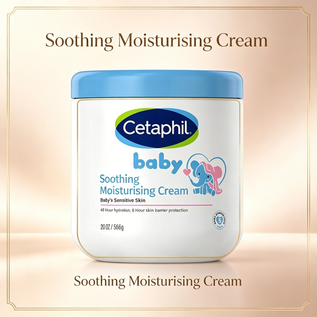 Cetaphil Baby Soothing Moisturisting Cream 566g(ซื้อ 3 แถม 1)