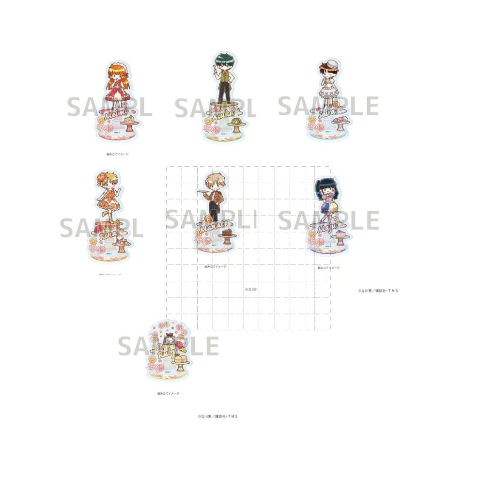 Saint Tail อะคริลิค Mimori Seira & Haneoka Meimi อะนิเมะตัวอักษร Standee สําหรับตกแต่งโต๊ะ