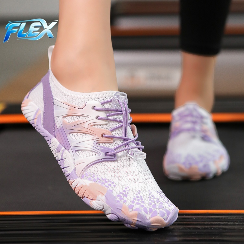 FLEX รองเท้าออกกําลังกายเงียบ, รองเท้า Barefoot, สําหรับเชือกกระโดดโยคะห้านิ้วแบบ Cross-training ในร