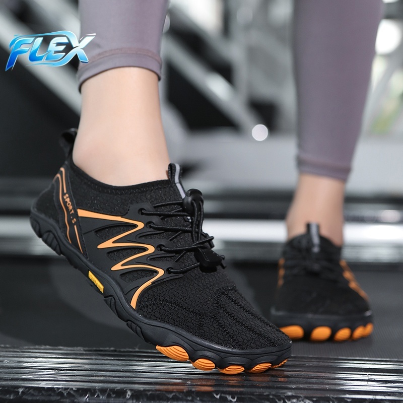 FLEX Squat Deadlift รองเท้าในร่ม Gym Breathable Anti-Slip การฝึกอบรมผู้ชายผู้หญิงยกน้ําหนักอาชีพ