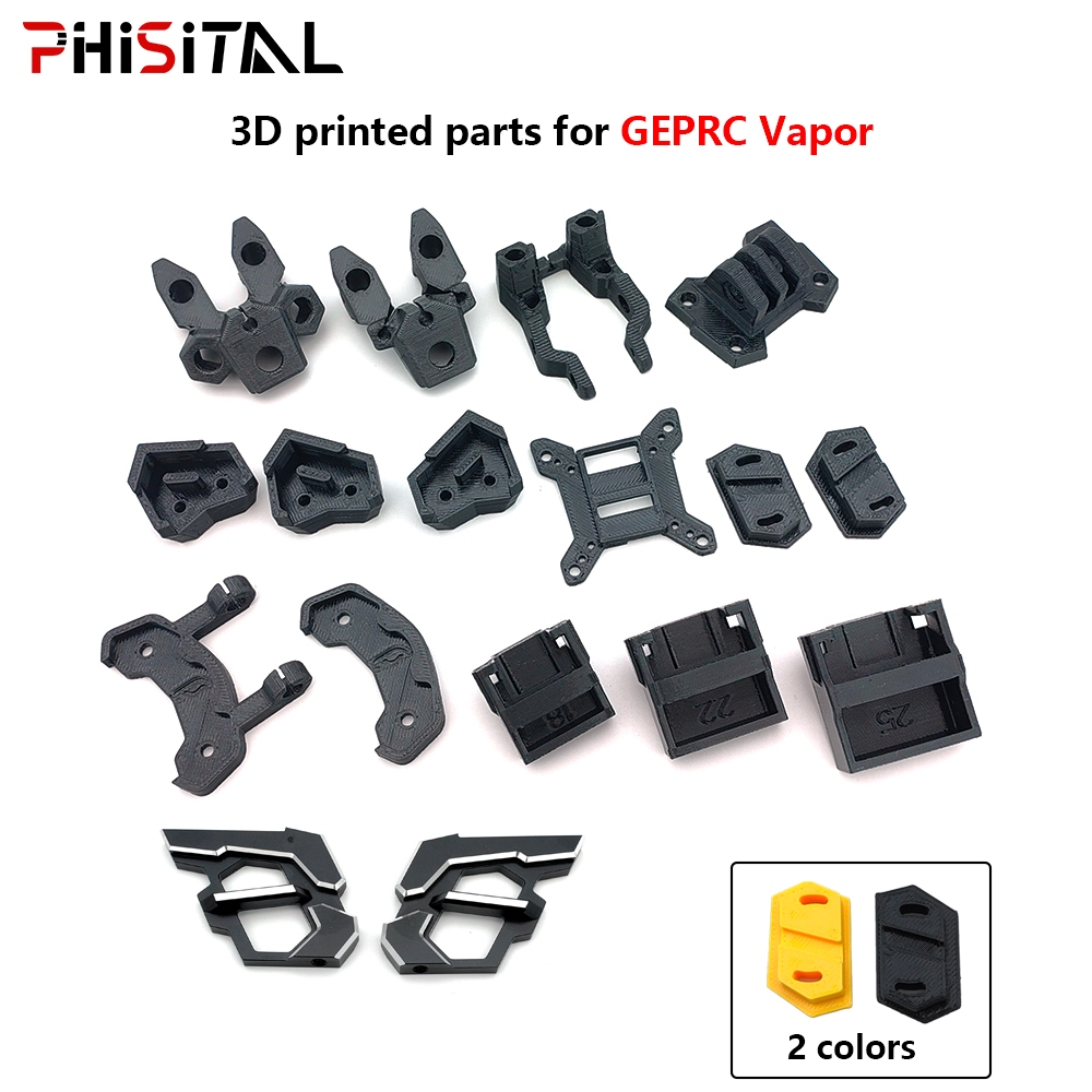 PhiSital 3D พิมพ์อะไหล่ TPU ผู้ถือวงเล็บคงที่ที่นั่งอะไหล่สําหรับ GEPRC Vapor FPV Racing RC Model กรอบ