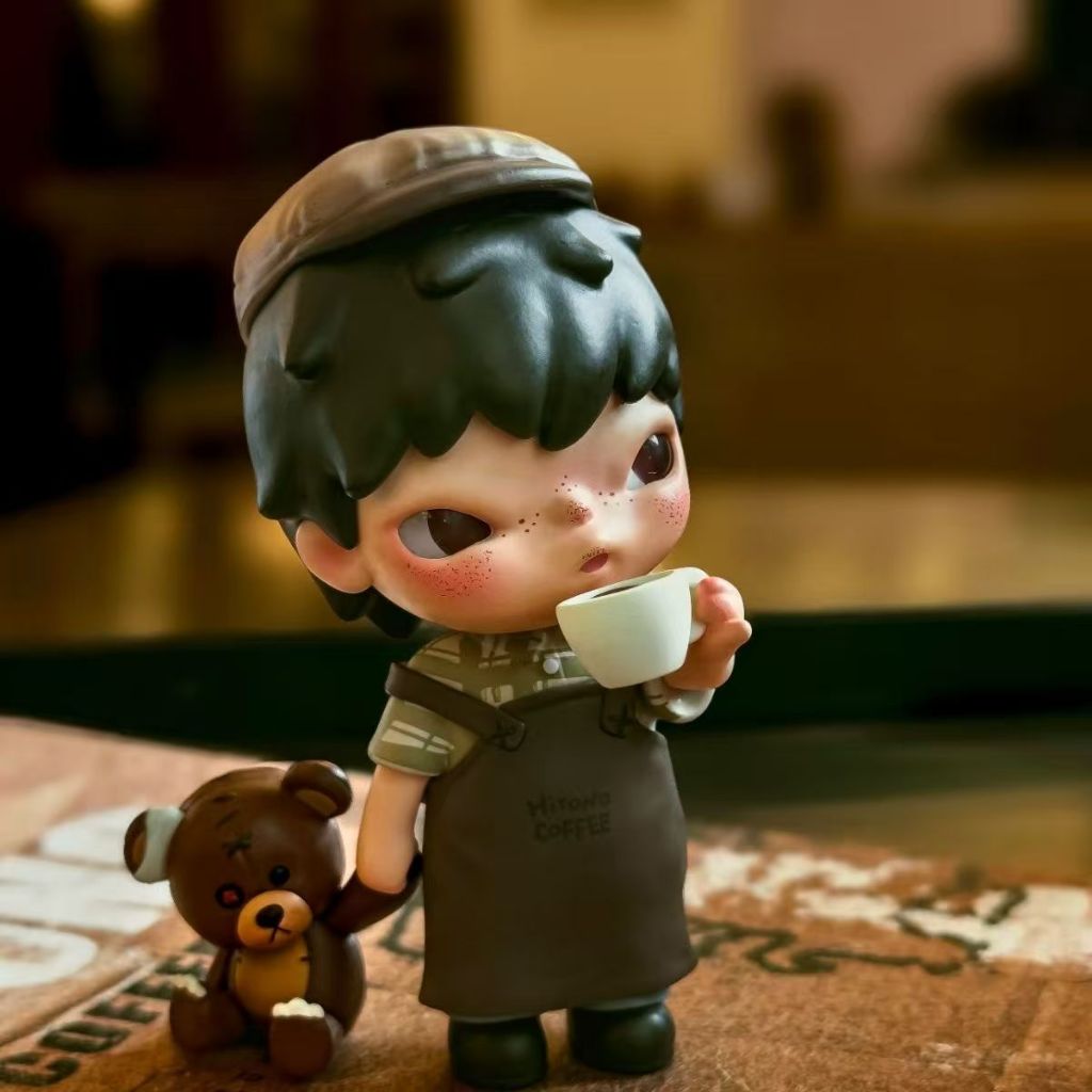 โอโน กาแฟรูปอินเทรนด์เล่นรูปรูปแขวนการ์ดของเล่นของขวัญบาริสต้าธีมน่ารักรูปเครื่องประดับ