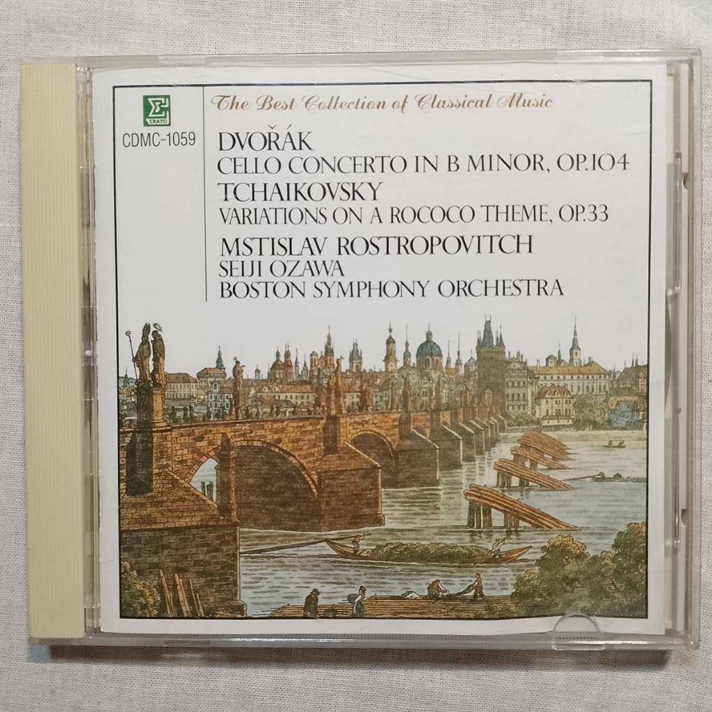 Dvorak Cello Concerto, Tchaikovsky Variations บนธีม Rococo และอัลบั้มซีดี Rostropovich
