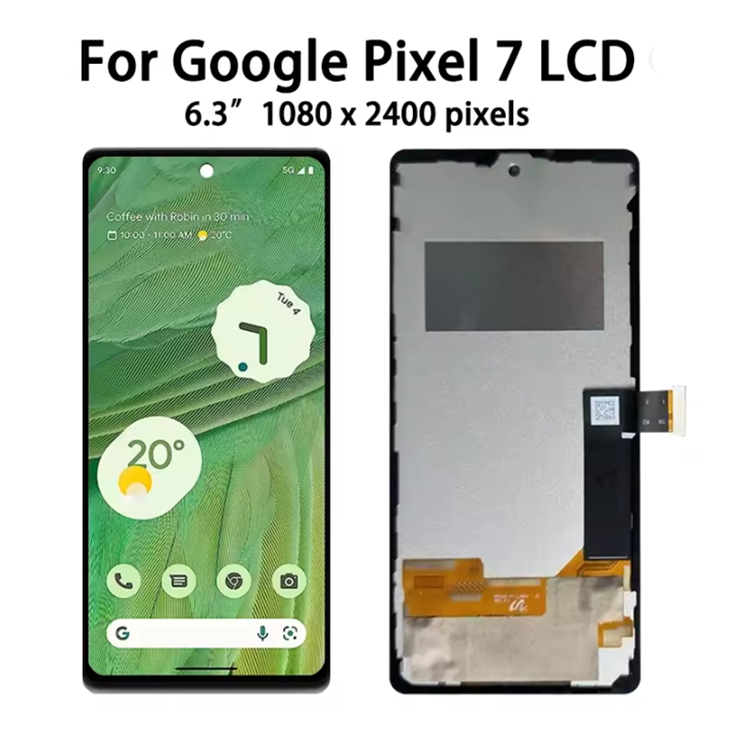 TFT LCD สําหรับ Google Pixel 7 7A 7Pro Touchscreen Digitizer Assembly สําหรับ Google Pixel 7 GVU6C G