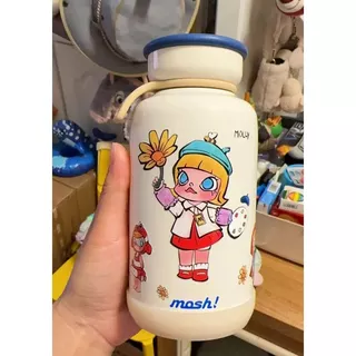 Pop Mart Molly สติ๊กเกอร์ตกแต่งสติ๊กเกอร์แต่งเล็บ diy คอมพิวเตอร์แท็บเล็ตเคสโทรศัพท์คู่มือสติ๊กเกอร์