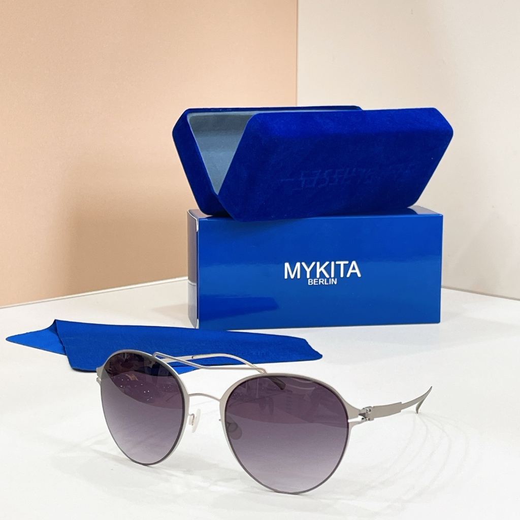 [คุณภาพสูง] MYKITA แว่นกันแดด SUN ODELL แว่นตาแฟชั่นรูปไข่ย้อนยุคแว่นกันแดดป้องกันรังสีอัลตราไวโอเลต