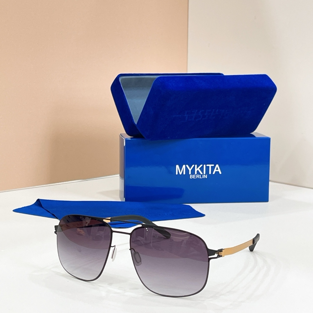 [คุณภาพสูง] แว่นกันแดด MYKITA WES Pilot Toad Shape แว่นตาแฟชั่นแว่นกันแดดป้องกันรังสีอัลตราไวโอเลตผู