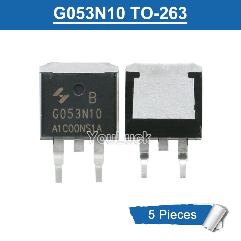 5pcs Original G053N10 TO-263 HYG053N10NS1B SMD 120A/100V N-channel MOSFET ทรานซิสเตอร์ใหม่