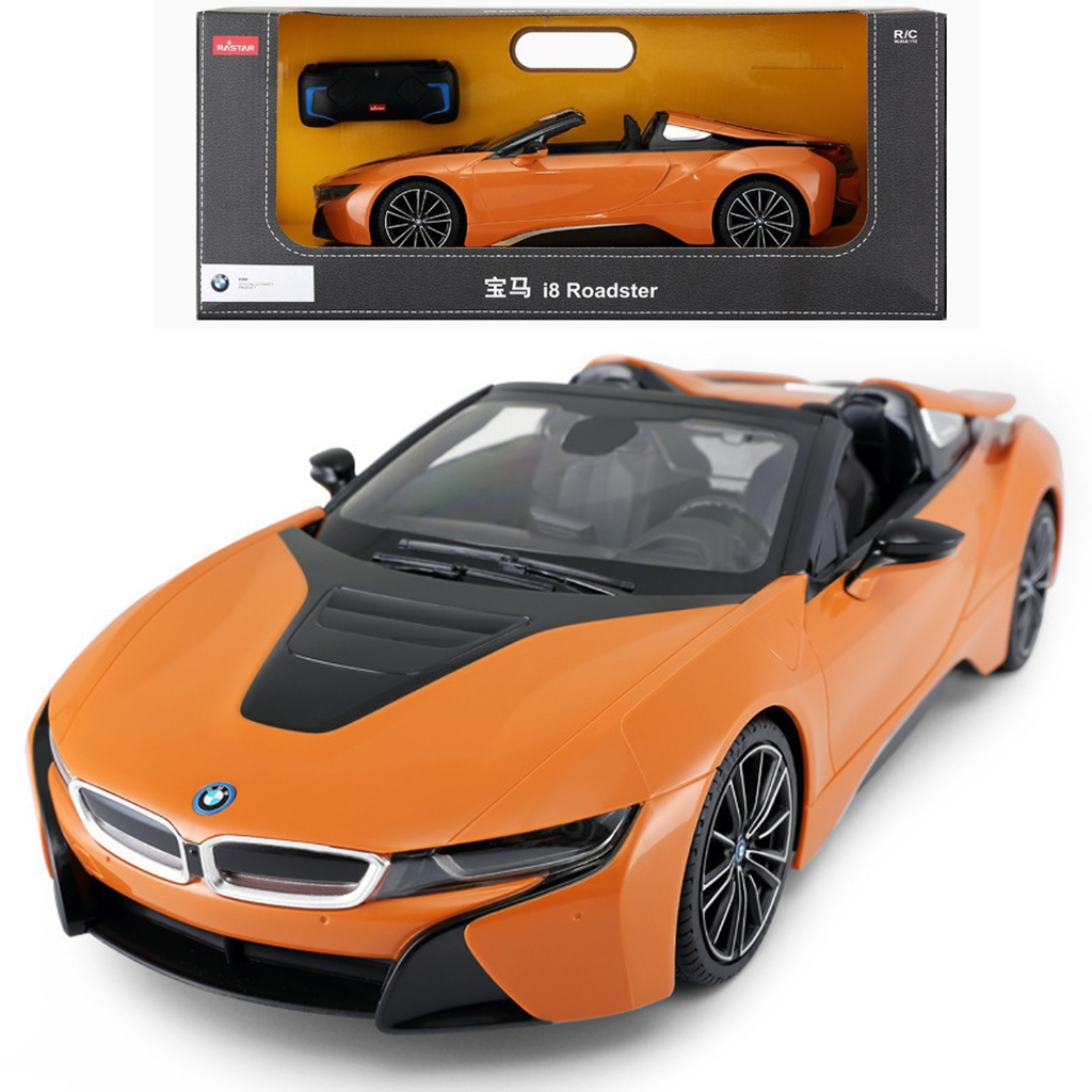 BMW i8 Roadster RC รถ 1:12 รุ่น RC รถรีโมทคอนโทรลรถ Boys Collection Edition กล่องของขวัญหรูหรา