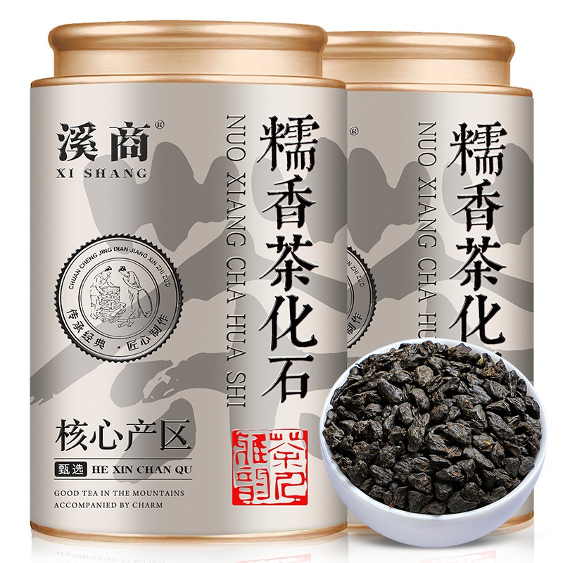 ชาพูเอ่อร์熟茶 “หินชา” ซุยอิ้นจึ/ล่าว่าถou กลิ่นข้าวเหนียวหอมนุ่ม จากยูนนาน หมั่นชงได้นานมาก 250g กระป๋อง (ไซส์ใหญ่ คุ้มค่า)/ชาพูเอ่อร์熟茶/PuErhRipeTea/ซุยอิ้นจึ/SuiYinZi/ชากลิ่นข้าวเหนียว/ล่าว่าถou/LaoChaTou/หินชา/耐泡茶/ชากระป๋อง250g/ชาไซส์ใหญ่