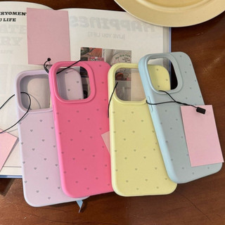 INS Jelly Liquid Soft ซิลิโคน Love Heart Candy เคสโทรศัพท์สําหรับ iphone 17 Pro Max 16 14 15 13 12 Pro Max แฟชั่นกันกระแทกปกหลังสาว