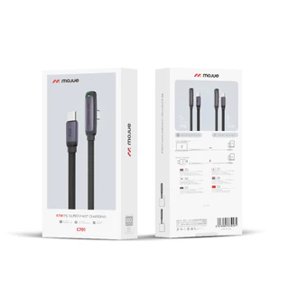 [จัดส่งด่วน] ของฉัน ค701 90° สายชาร์จเกมมิ่ง 35W Ligh&ning 67W Type-C ยาว 1.2 เมตร