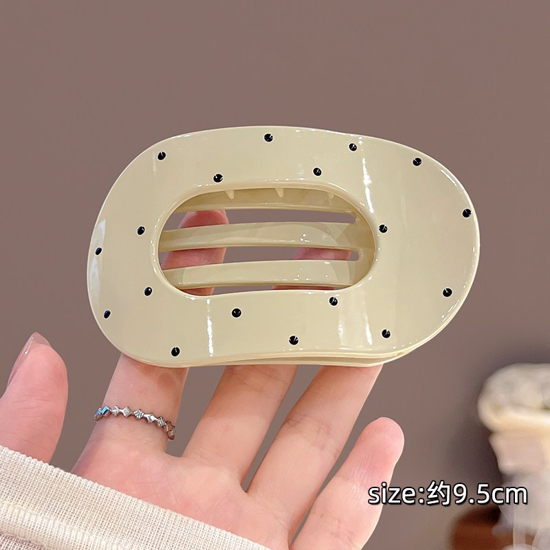 สไตล์เกาหลี Simple Polka Dot Arc Love Hairpin ผมขด Duckbill คลิปไม่คลิปหัว Hairpin อุปกรณ์เสริมผม