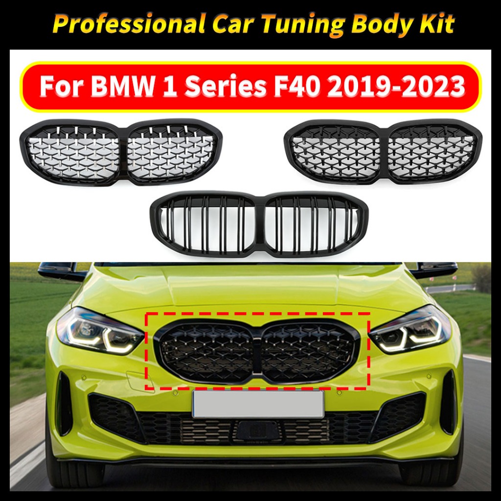 สําหรับ BMW F40 1 Series 2019 2020 2021 2022 2023 128ti M135i xDrive 118i และ M กีฬา Kidney Double S