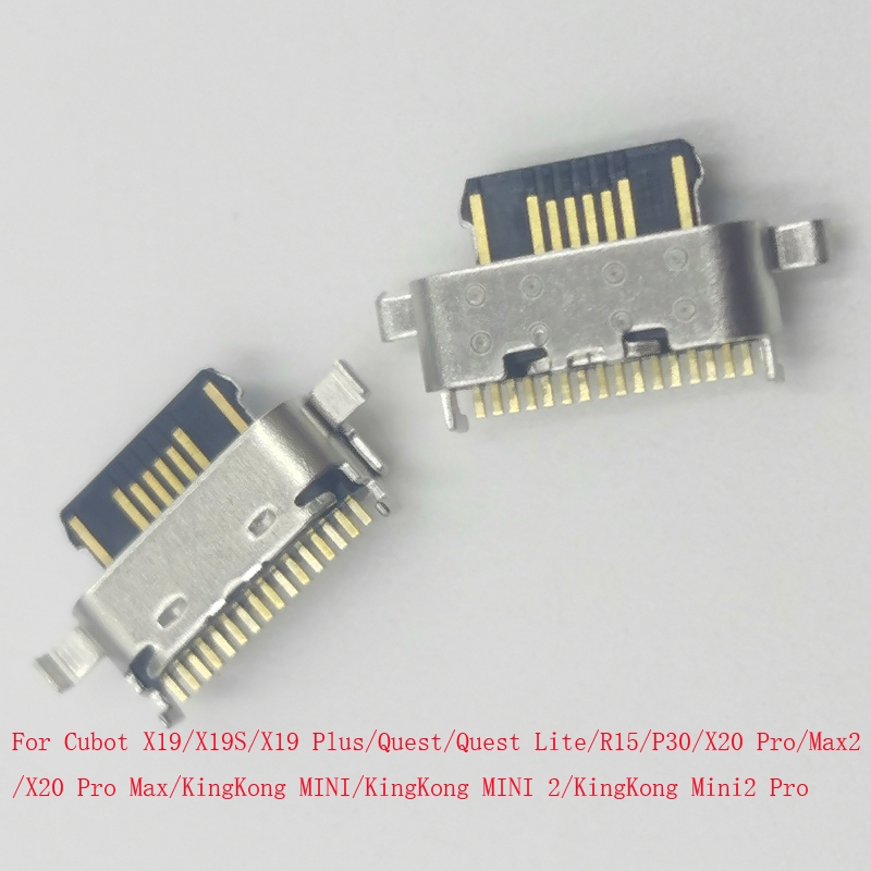 10-50Pcs USB Connector Plug สําหรับ Cubot Quest Lite X20 Pro Max 2 R15 P30 X19S X19 Plus KingKong MI