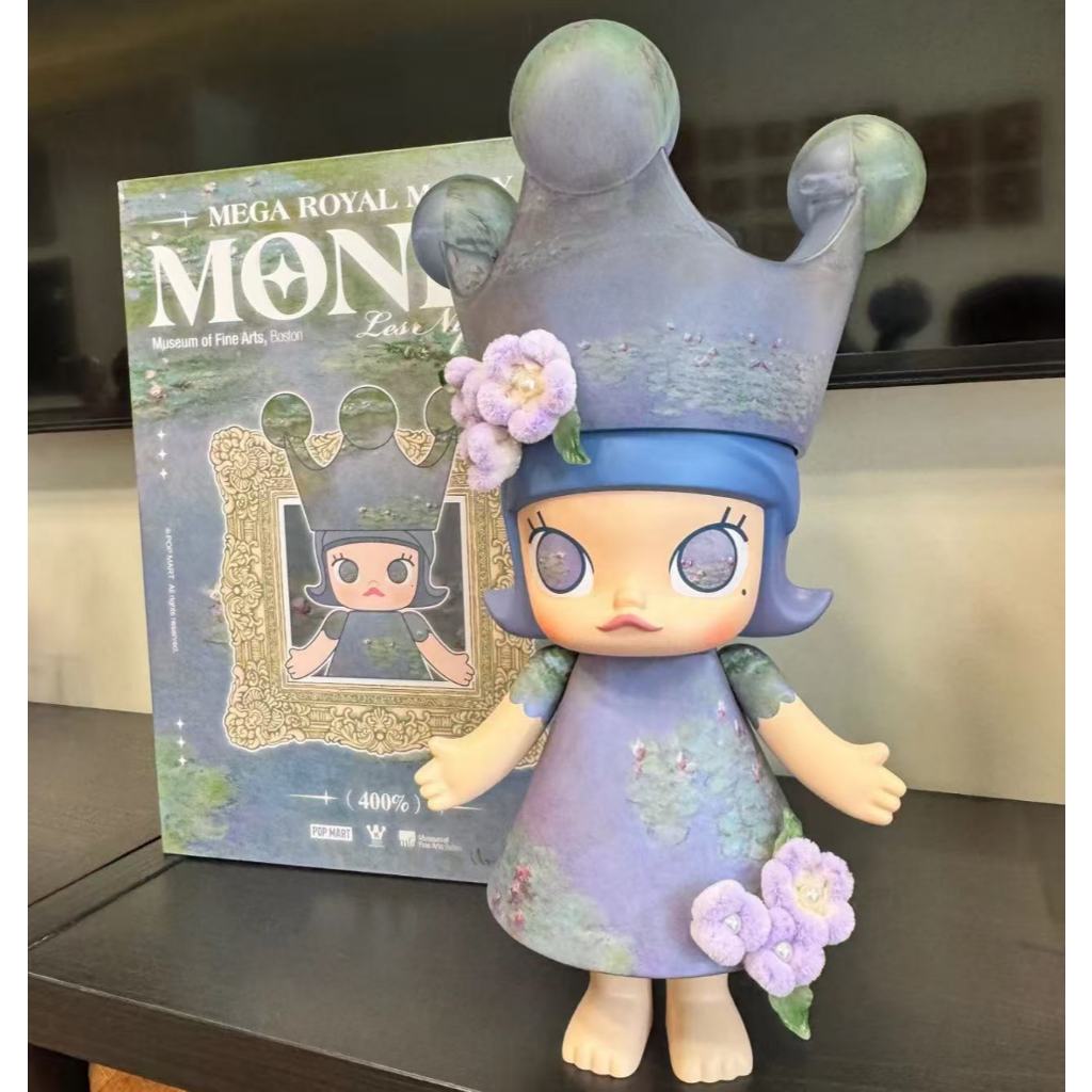 MOLLY Monet-Water Lily 400% รูปเด็กทารกขนาดใหญ่อินเทรนด์เล่นเครื่องประดับของสะสมของเล่นของขวัญน่ารัก