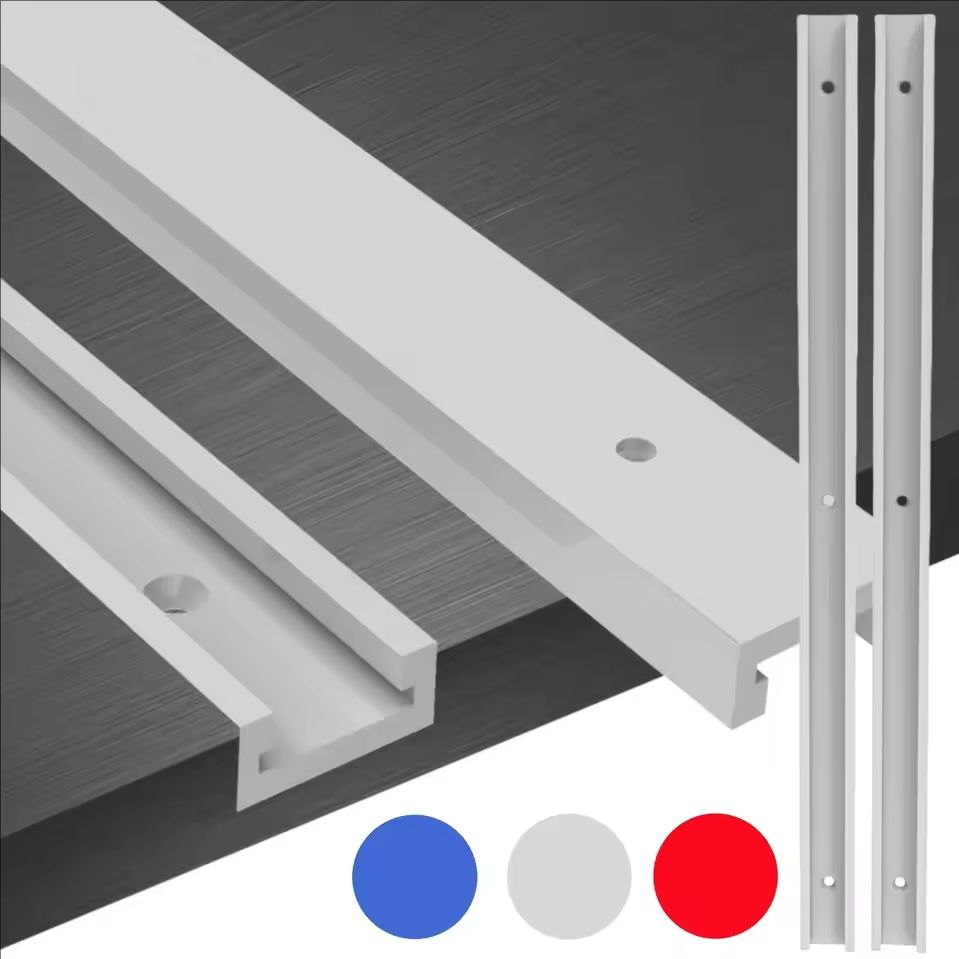 2 ชิ้นติดตาม 19/30 ประเภท T Slot Miter Jig เครื่องมือ,อลูมิเนียม Miter Track Jig Fixture Track Jig เ