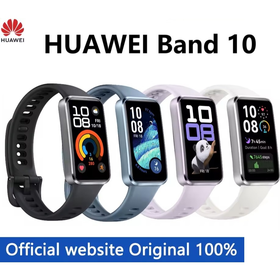 HUAWEI Band 10 สมาร์ทวอทช์ | การวิเคราะห์การนอนหลับระดับโปรระดับ | ผู้ช่วยที่ดีอารมณ์