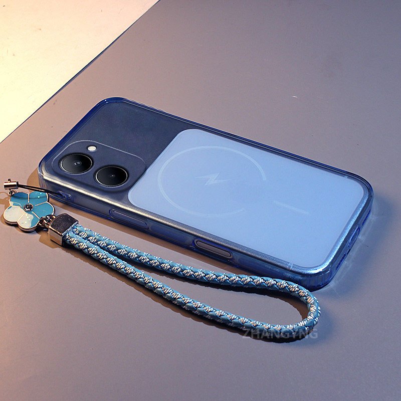 เคสสําหรับ vivo Y28 4G Y28S Y28E ซิลิโคนระดับไฮเอนด์เคสโทรศัพท์ความงามฝ้าพร้อมแม่เหล็กดูดดีไซน์ใหม่ฟ