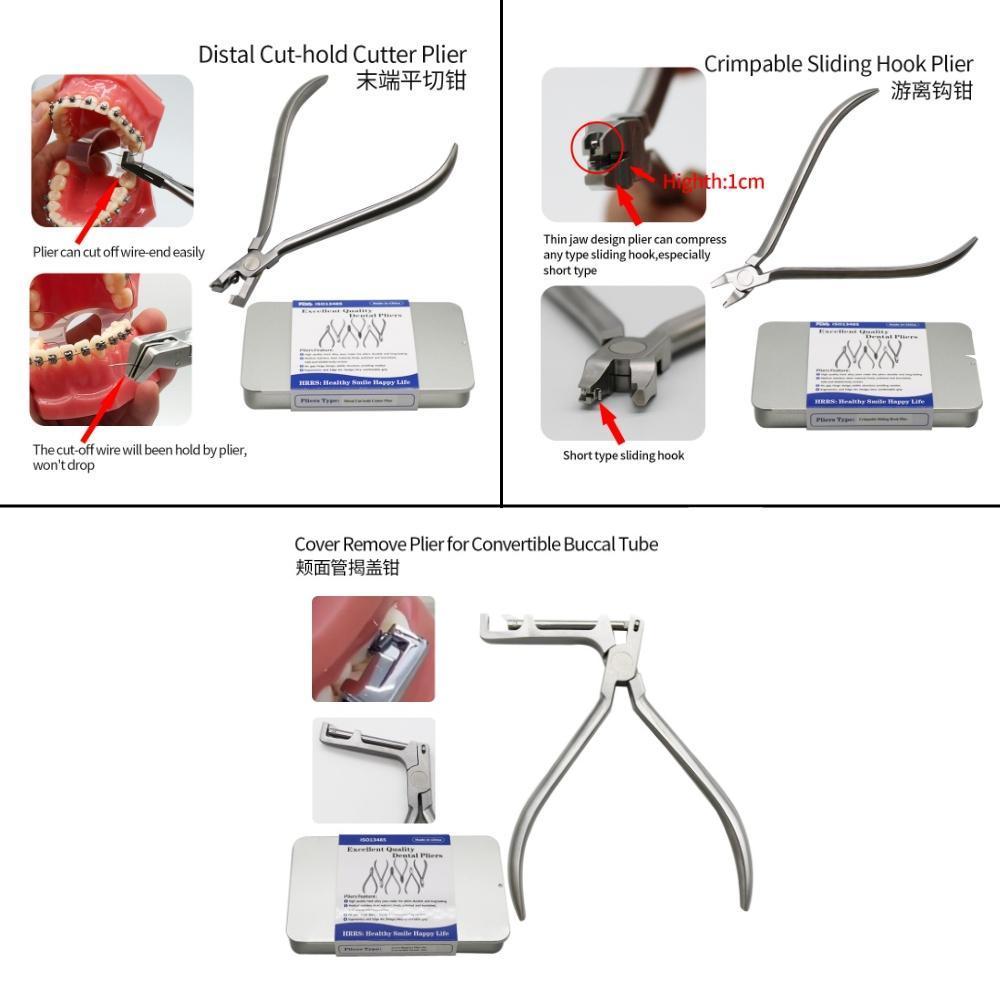 คุณภาพสูง Distal Cut-hold เครื่องตัด Plier/Crimable เลื่อน Hook Plier/ฝาครอบลบ Plier สําหรับ Convert