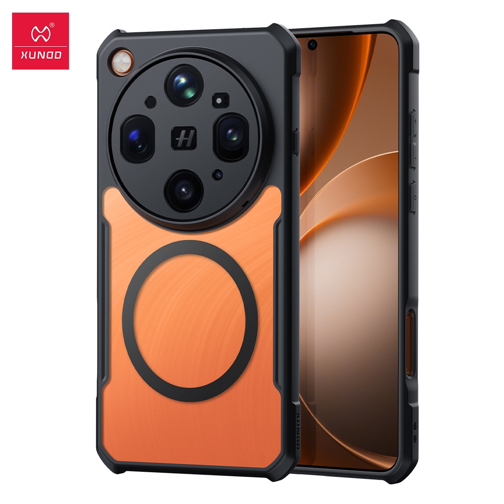 เคส OPPO Find X9 Ultra XUNDD เคสกันกระแทกเคสโทรศัพท์แบบใสแบบด้านพร้อมวงแหวนแม่เหล็ก