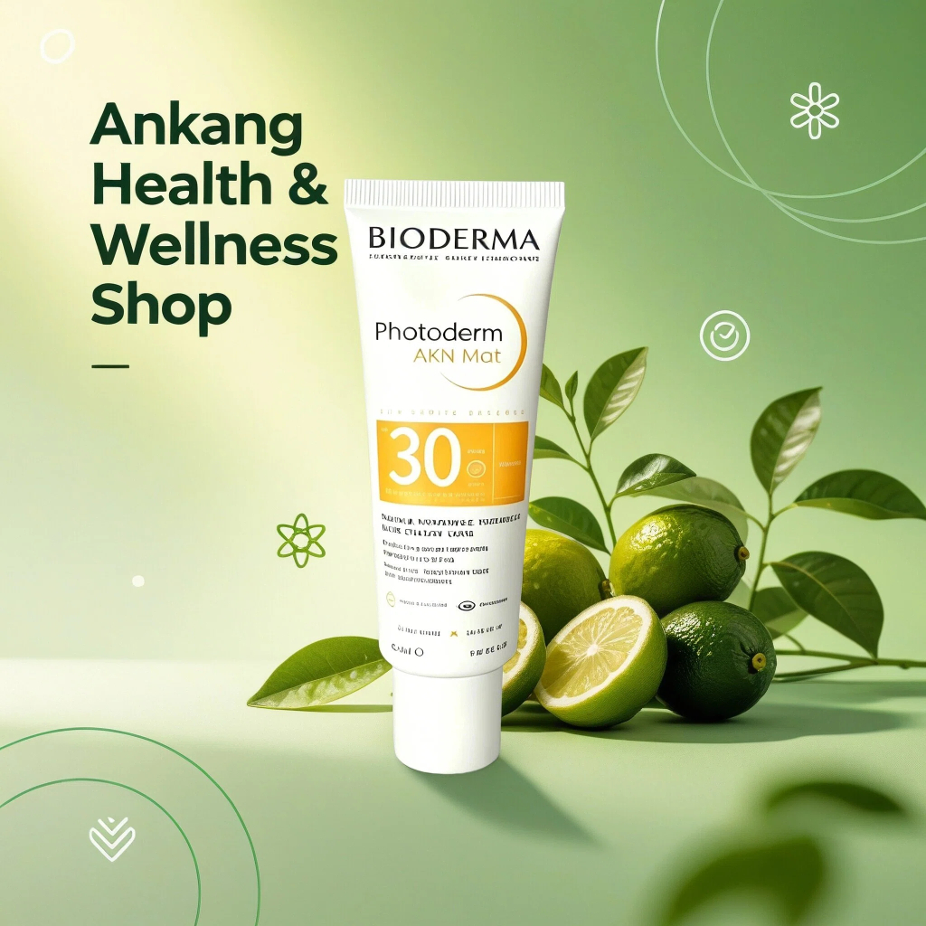 BIODERMA ขายร้อนBioderma Photoderm AKN Mat SPF30 40ml, ครีมกันแดดไร้น้ํามันสําหรับ Acne-Prone Skin