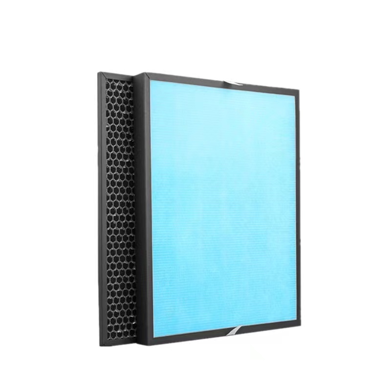 เครื่องฟอกอากาศ HEPA Filter + ตัวกรองถ่านกัมมันต์ EPF-DV1000H EPF-DV1000D ใช้ได้กับ Hitachi EP-A6000