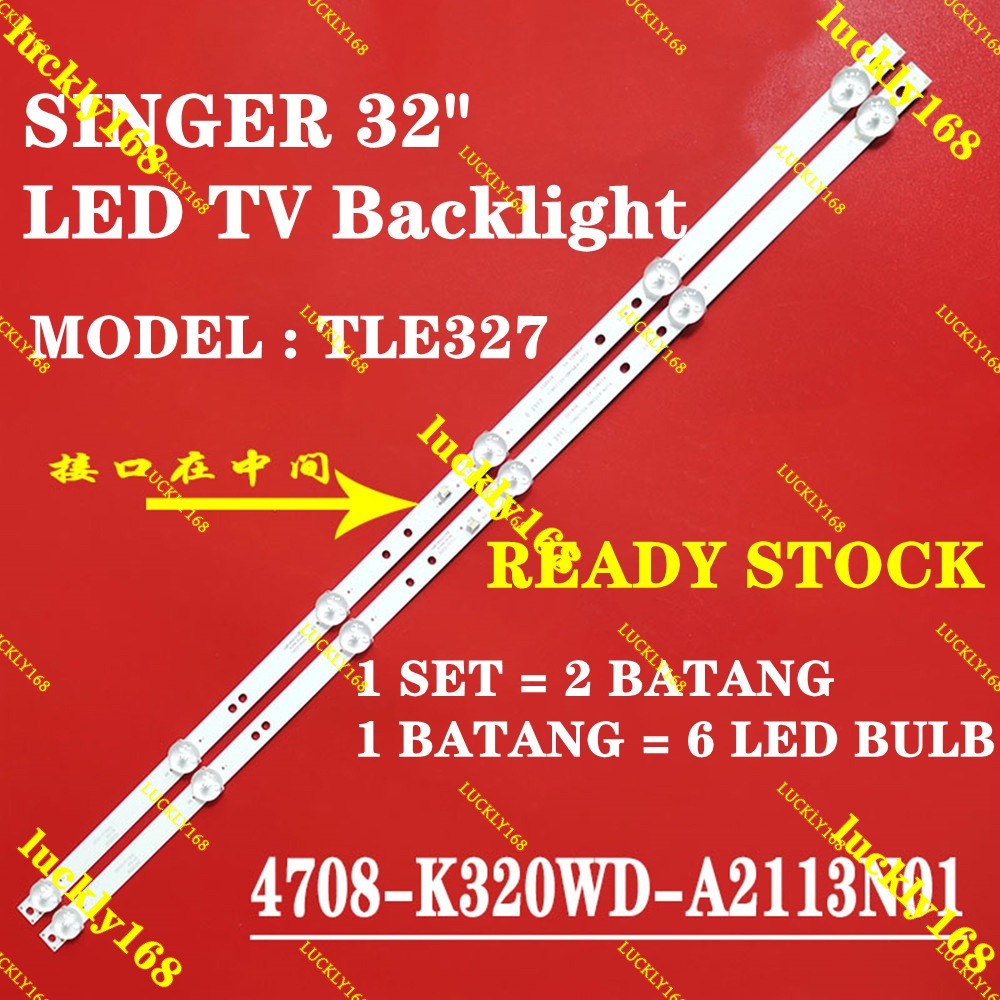 TLE327 SINGER 32 LED TV Backlight 4708-K320WD-A2113N01