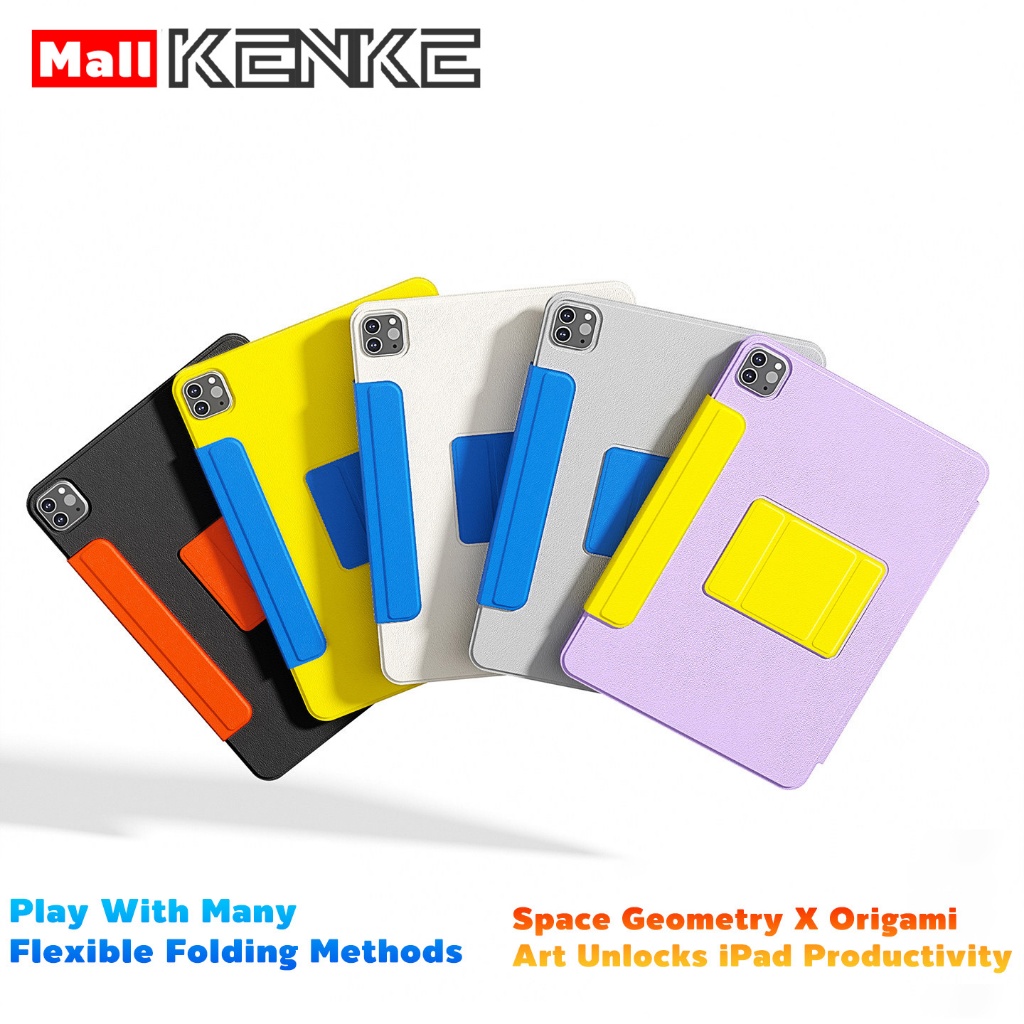 KENKE เคส iPad สําหรับ iPad 2026 Air Pro 11 นิ้ว M4 pro 13 M5 M2 M3 M4 pro 12.9 mini6 mini 7 a17 ipad 10 gen case gen11 a16 air 4/5/6/7/8 (2020/2021/2022) ipad แท็บเล็ต กระเป๋า