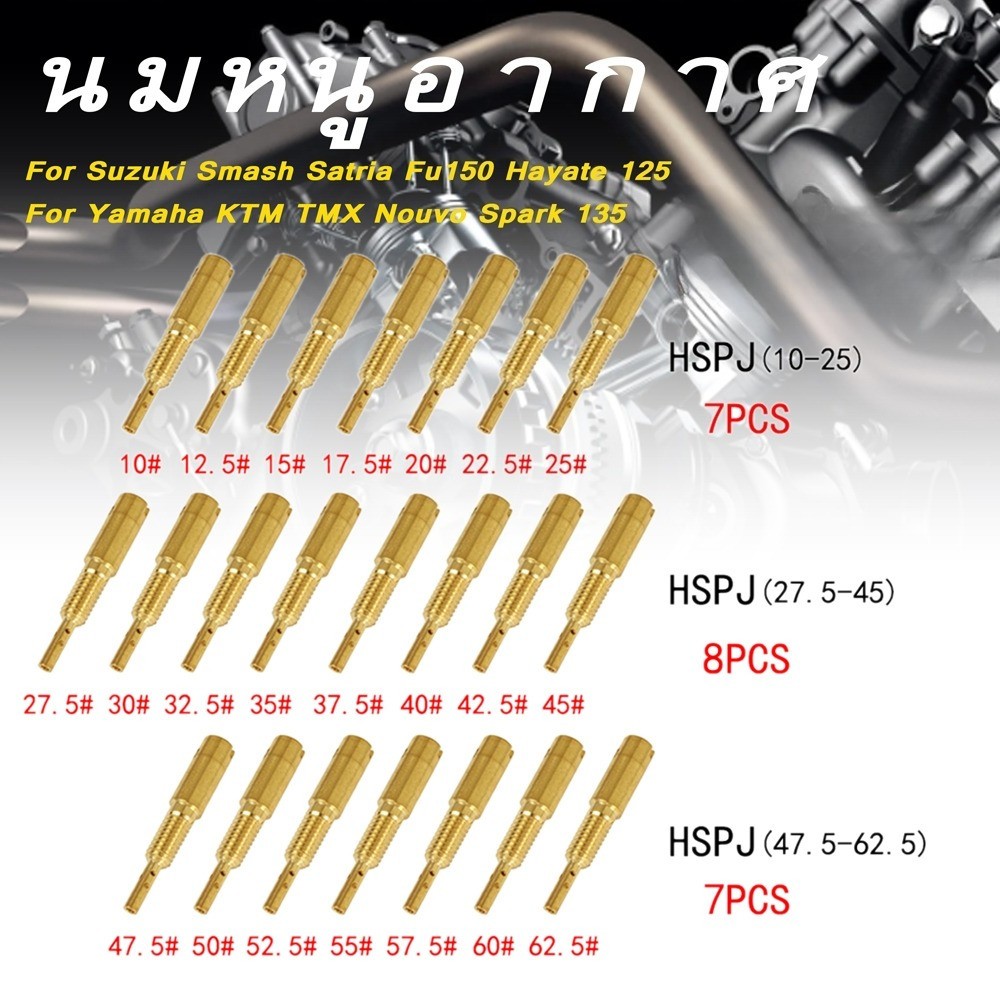 นมหนูอากาศ มิคูนิ TMX Nouvo Spark 135 สปาร์ค135 มิคูนิ Smash 1BEST Satria Fu150 ซูซูกิ สเต็ป125 Hayate 125 (คาบูหัวใจ)