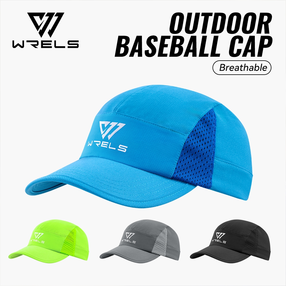 VELS หมวกวิ่งมาราธอนระบายอากาศวิ่งเทรลหมวกปั่นจักรยานหมวกเบสบอลป้องกันแสงแดดกลางแจ้ง