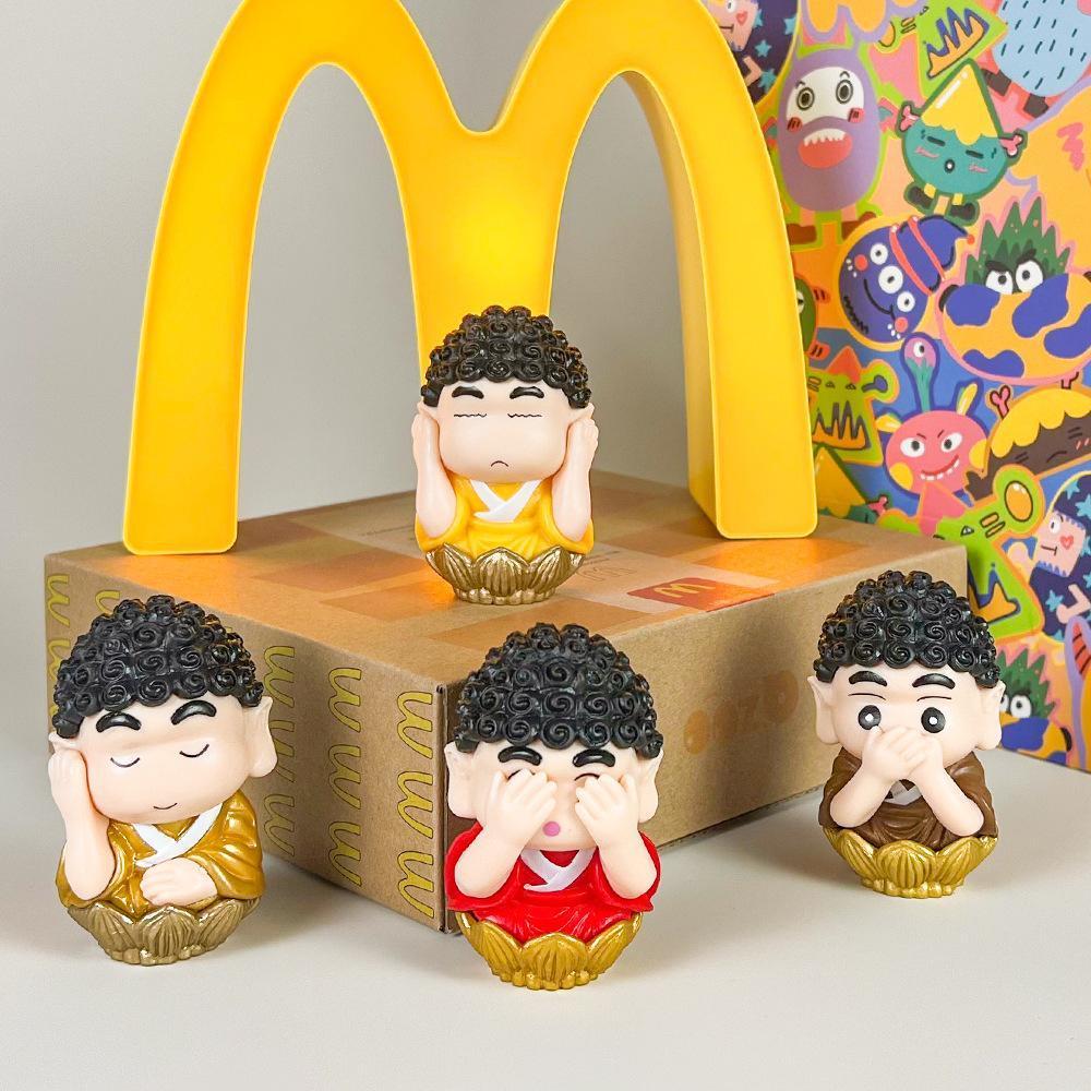 🎋Crayon Shin-Chan ชินจัง ฟิกเกอร์สไตล์จีนเซน 4 ชิ้น สูง 7 ซม. วางโต๊ะ ของสะสม ของขวัญ พร้อมส่ง