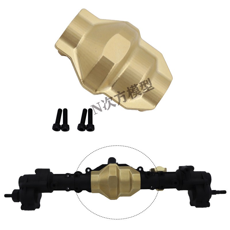 1/10 Yikong YK4082 YK4102 YK4083 ทองเหลืองเพลาที่อยู่อาศัยน้ําหนัก, RC Crawler อะไหล่อัพเกรด