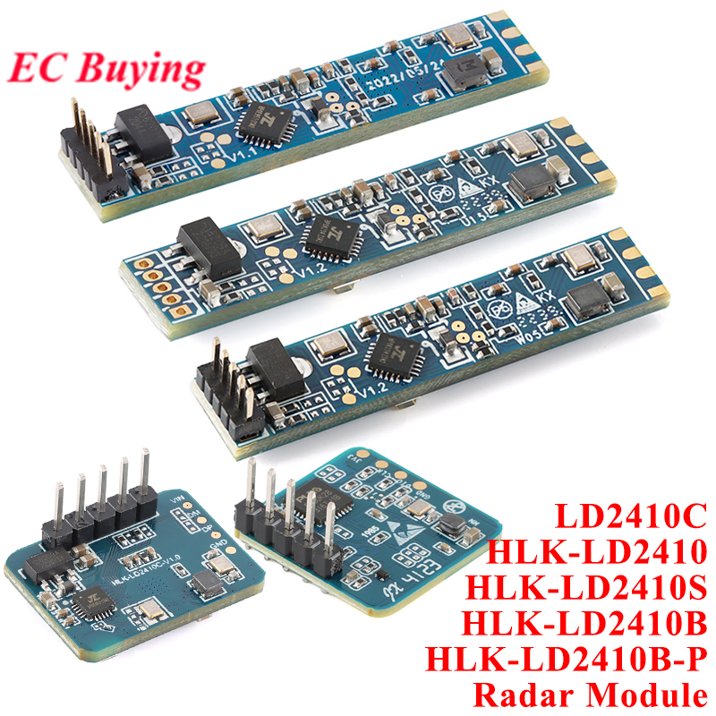 LD2410C HLK-LD2410 LD2410 LD2410B LD2410S 24G Human Presence Sensor มิลลิเมตร Wave Radar Module Non-