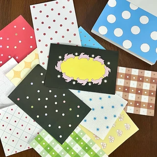 กระดาษลายน่ารัก Memo Materiel 120แผ่น 5.8×10.5ซม. พิมพ์ด้านเดียว ลายจุด ลายทาง สตรอว์เบอร์รี่ แมว ปลา กระดุม เห็ด กระดาษคอลลาจ สแครปบุ๊ค DIY เครื่องเขียน Flo gogo