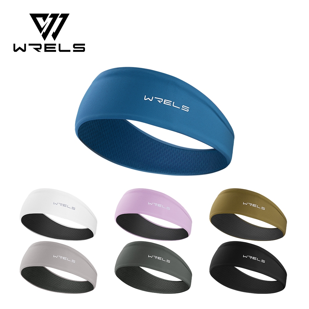WELS ที่คาดผมสําหรับเล่นกีฬา Sweat-Wiking Quick-Drying และสะดวกสบาย Hairband วิ่งบาสเกตบอล
