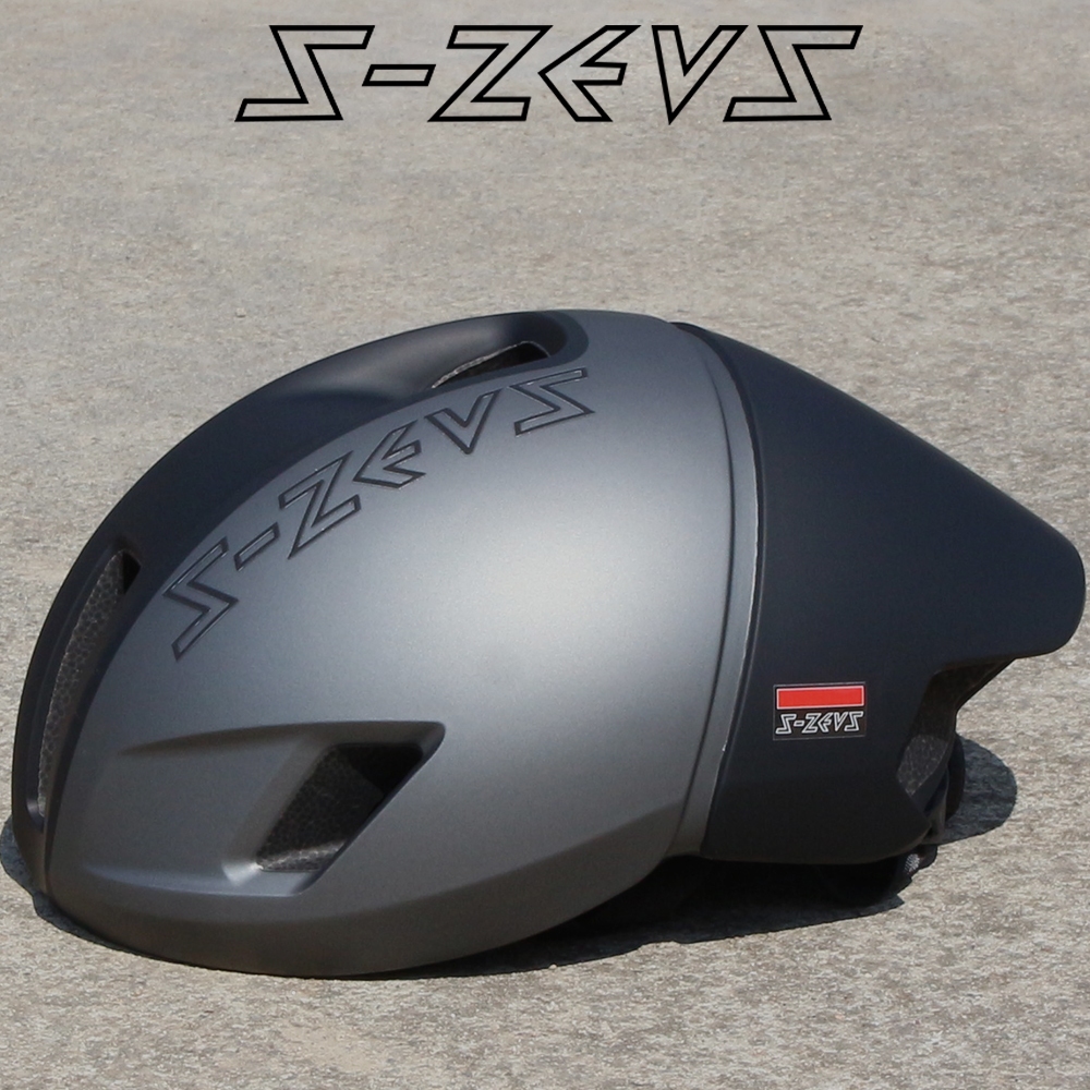 S-ZEUS หมวกกันน็อคขี่จักรยานจักรยานเสือภูเขานิวเมติก Breathable กีฬาเอเชียหัวรูปร่าง Takeaway หมวกกันน็อค R-007 55-61 ซม.
