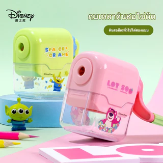 Disney กบเหลาดินสอ ที่เหลาดินสอ กบเหลามือหมุนแบบตั้งโต๊ะ พร้อมสติ๊กเกอร์ตกแต่ง พร้อมส่งจากรังสิต