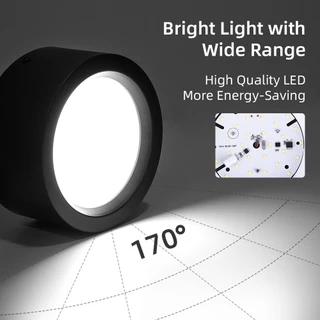 ไฟดาวน์ไลท์ led โคมไฟติดเพดาน สปอตไลท์ โคมไฟ 5w 10w 15wโคมไฟเพดาน ตกแต่งห้อง ใช้สำหรับห้องนอนห้องครัว ไฟled