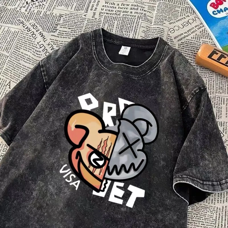 NASA เสื้อยืดเด็กแขนสั้น ผ้าฝ้ายนุ่ม ไซส์ใหญ่ เสื้อเด็กผู้ชาย ลายแบรนด์เนมสุดเท่ ระบายอากาศดี สำหรับเด็กอายุ 3-16 ปี