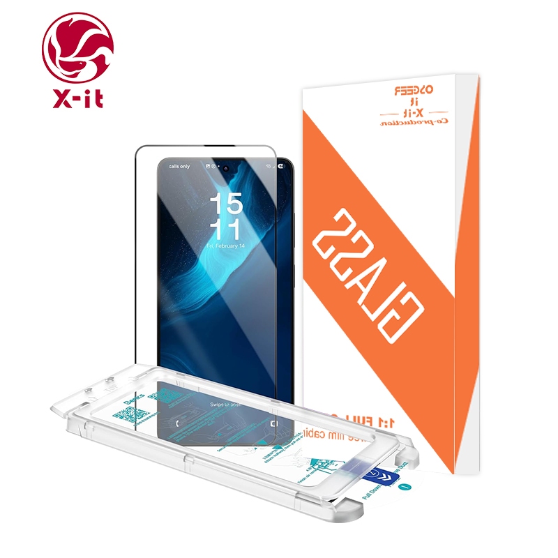 X-IT สําหรับ Samsung Galaxy S26 S25 S24 Ultra ป้องกันหน้าจอ 3D กระจกนิรภัยเต็มรูปแบบสําหรับ S26 Ultra, ลายนิ้วมือ ID เข้ากันได้กับติดตั้งง่าย
