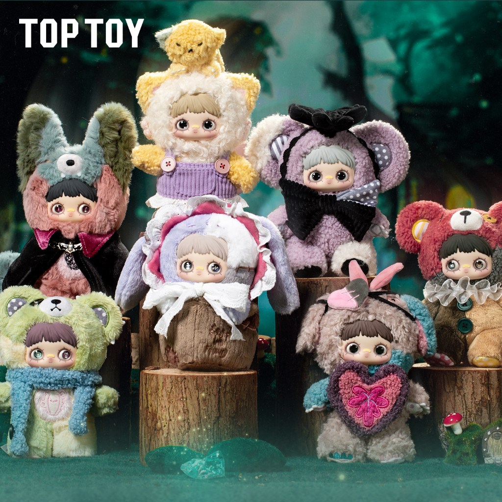 TOPTOY x MayMei Moldy Symbiote Neverland Twin Mystery Series ตุ๊กตาตุ๊กตากล่องปริศนาอินเทรนด์เล่น Healing Figureเดสก์ท็อปตกแต่ง 100%ORI