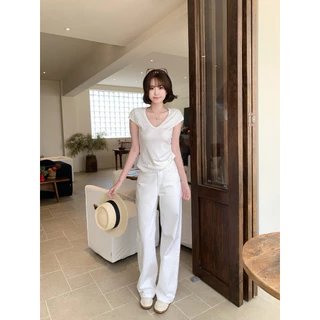 🔥 ส่งไวจากไทย 🔥กางเกงยีนส์ทรงกระบอกใหญ่ กางเกงยีนส์เอวสูง ทรงสวย ใส่ สบาย แมทง่าย รุ่น Vogue Jeans