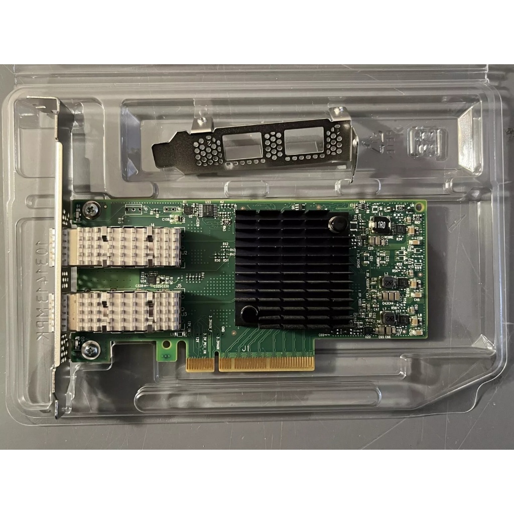 MCX4121A-ACAT Mellanox CX4121A ConnectX-4 25GbE 2 พอร์ต SFP28 การ์ดเครือข่าย