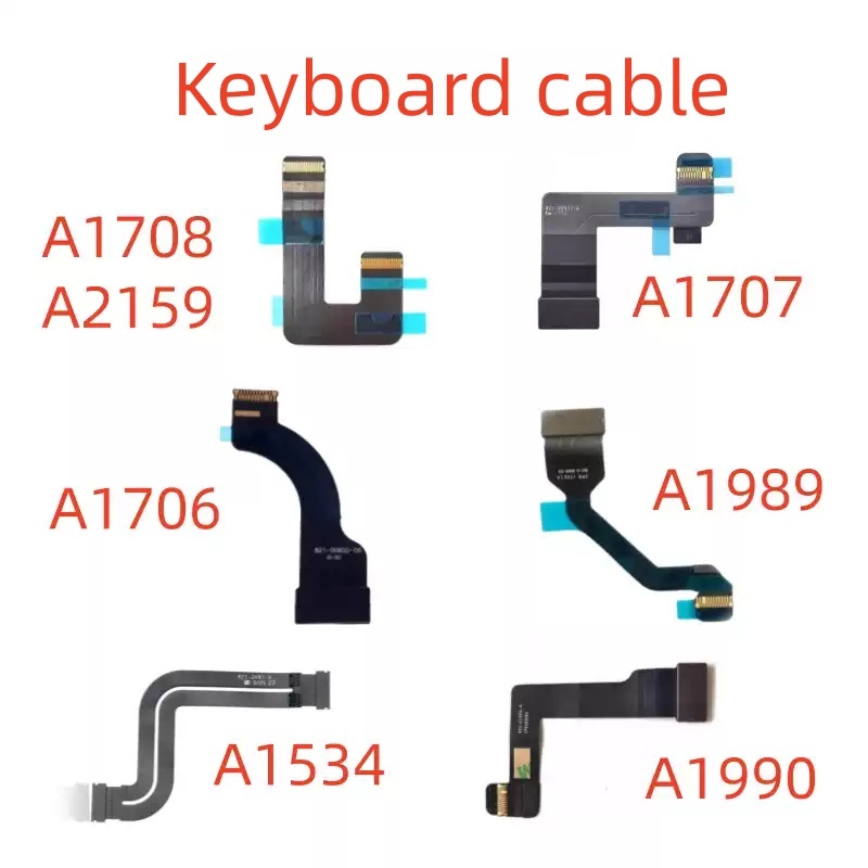 เหมาะสําหรับ A1708 A1989 A1707 A1706 A1990 A2159A1534 สายเชื่อมต่อคีย์บอร์ด